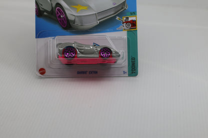 Hot Wheels Mattel Barbie Extra 2022 Silver Tooned Car 5/5 Brand New Sealed