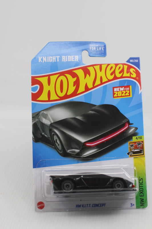 Hot Wheels 2022 Black 1:64 Knight Rider 185/250 HW KITT Concept HW Exotics 4/10