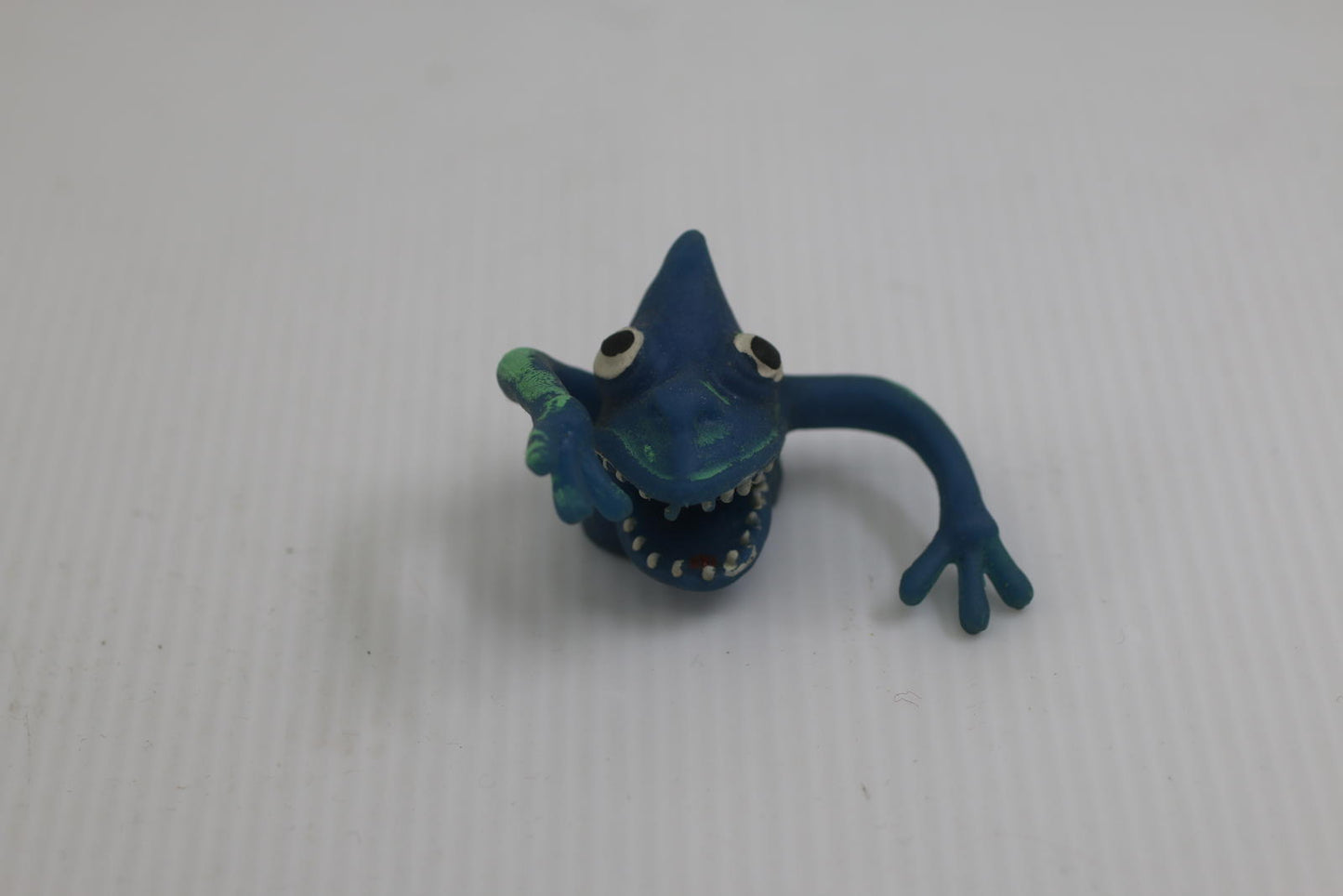 Small Blue Polymer Clay THUMBS FINGERS Creature Figurine FIGURE TOY