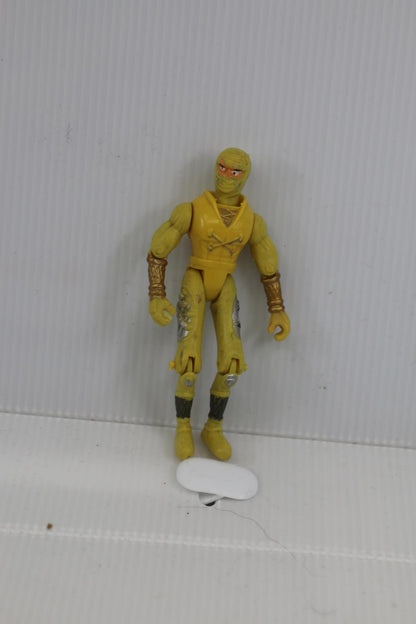 Vintage Ninja Action Figure Yellow – Articulated Figure – No Weapons