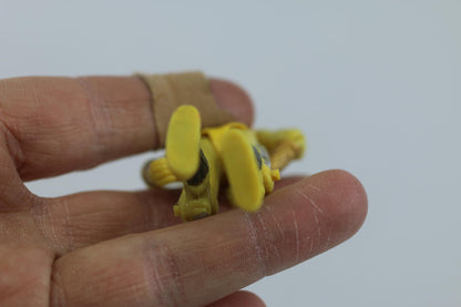 Vintage Ninja Action Figure Yellow – Articulated Figure – No Weapons