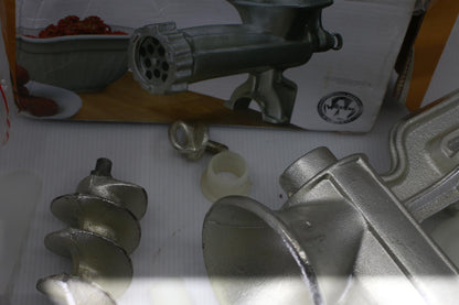 Weston #10 Manual Meat Grinder Sausage Stuffer Complete w Box & Plates