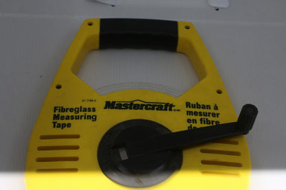 Mastercraft 200ft Fiberglass Measuring Tape Surveyor Reel 60m Open Reel
