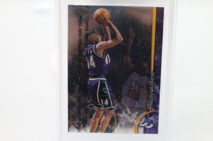 RARE 1998 Topps Finest Ray Allen w/ coating Refractor #8 Grade 8 HoF Bucks