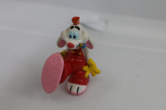 Vintage Disney's Who Framed Roger Rabbit Walking Leg Up PVC FIgure 3" Tall