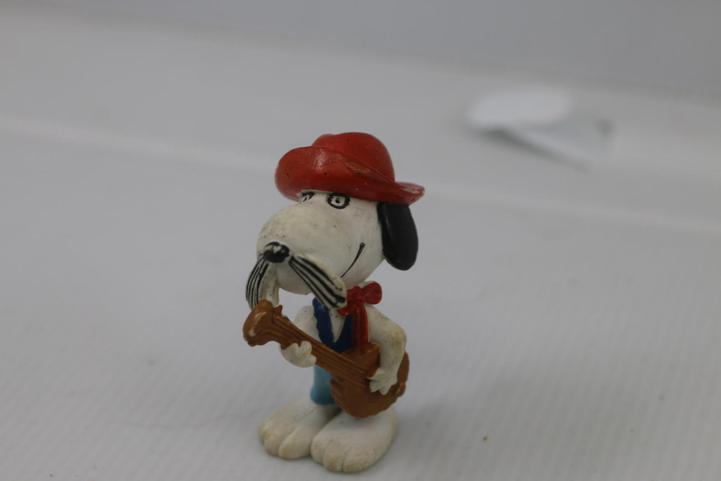 Vintage Snoopy Guitar Figurine 1958–1966 United Feature Hong Kong Peanuts