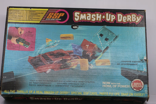 1976 Vintage Kenner SSP Smash Up Derby 57 Chevy & 57 Ford in Box NICE! Complete