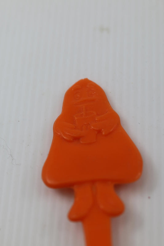 GRIMACE Hair Comb McDonald's Plastic Vintage Happy Meal Orange 1980's