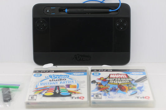 PS3 uDraw GameTablet Bundle + Instant Artist + Marvel Super Hero Squad Complete