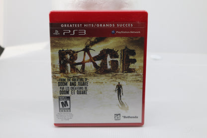 Rage (Greatest Hits) PS3 (Brand New Factory Sealed Version) PlayStation 3, Pl