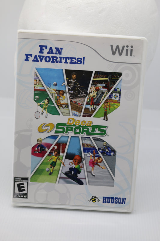 Deca Sports (Nintendo Wii, 2008) Complete CIB W/ Manual