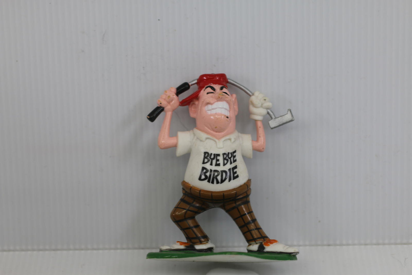 Angry Golfer - BYE BYE BIRDIE GOLFER 1996 Bakery Crafts Figurine NO BALL