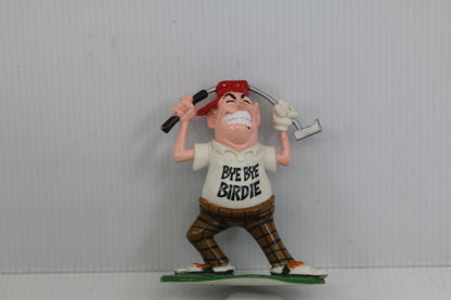 Angry Golfer - BYE BYE BIRDIE GOLFER 1996 Bakery Crafts Figurine NO BALL