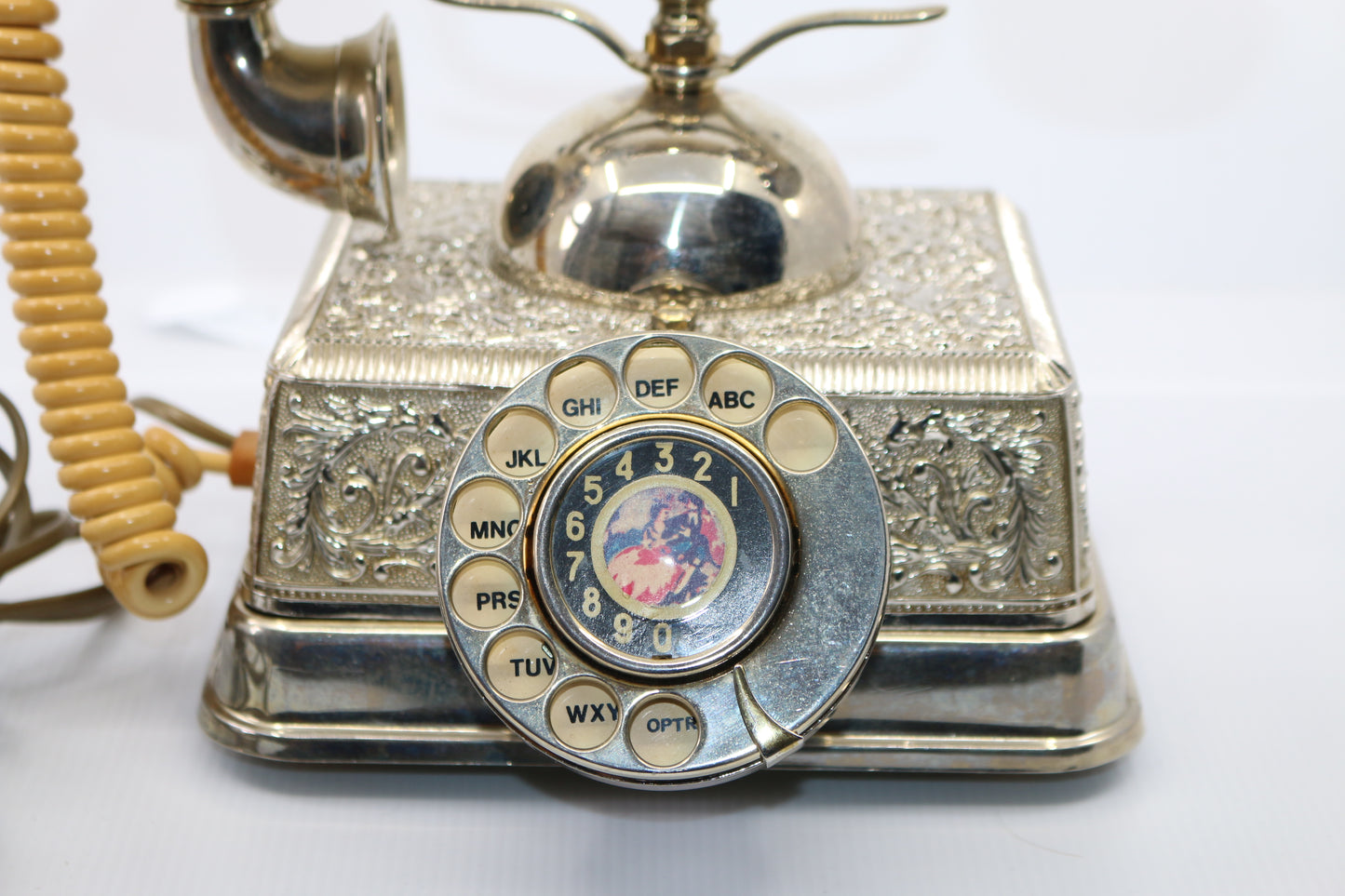Vintage Telephone Baroque Monarch Made In singapore Telephone Center LTD