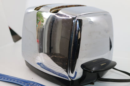 Vintage Sunbeam Model T-20B Deluxe Automatic Radiant Control Chrome Toaster