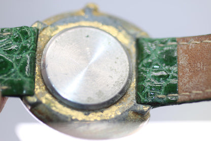 Vintage Artist Palette Quartz Watch Singapore Movt Leather