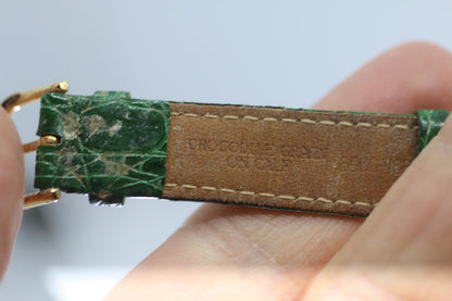 Vintage Artist Palette Quartz Watch Singapore Movt Leather