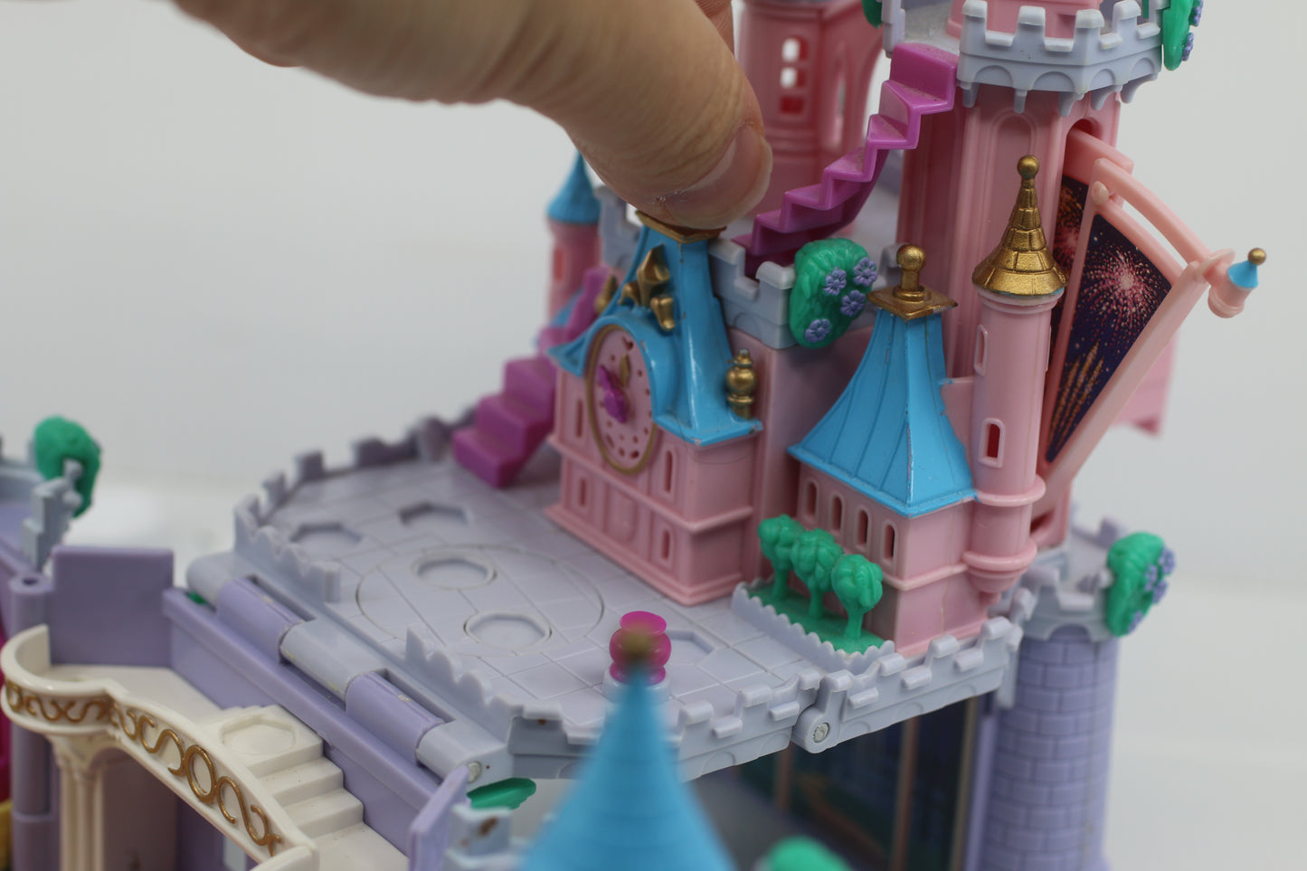 Polly Pocket Disney Cinderella Enchanted Castle 1995 Bluebird Complete