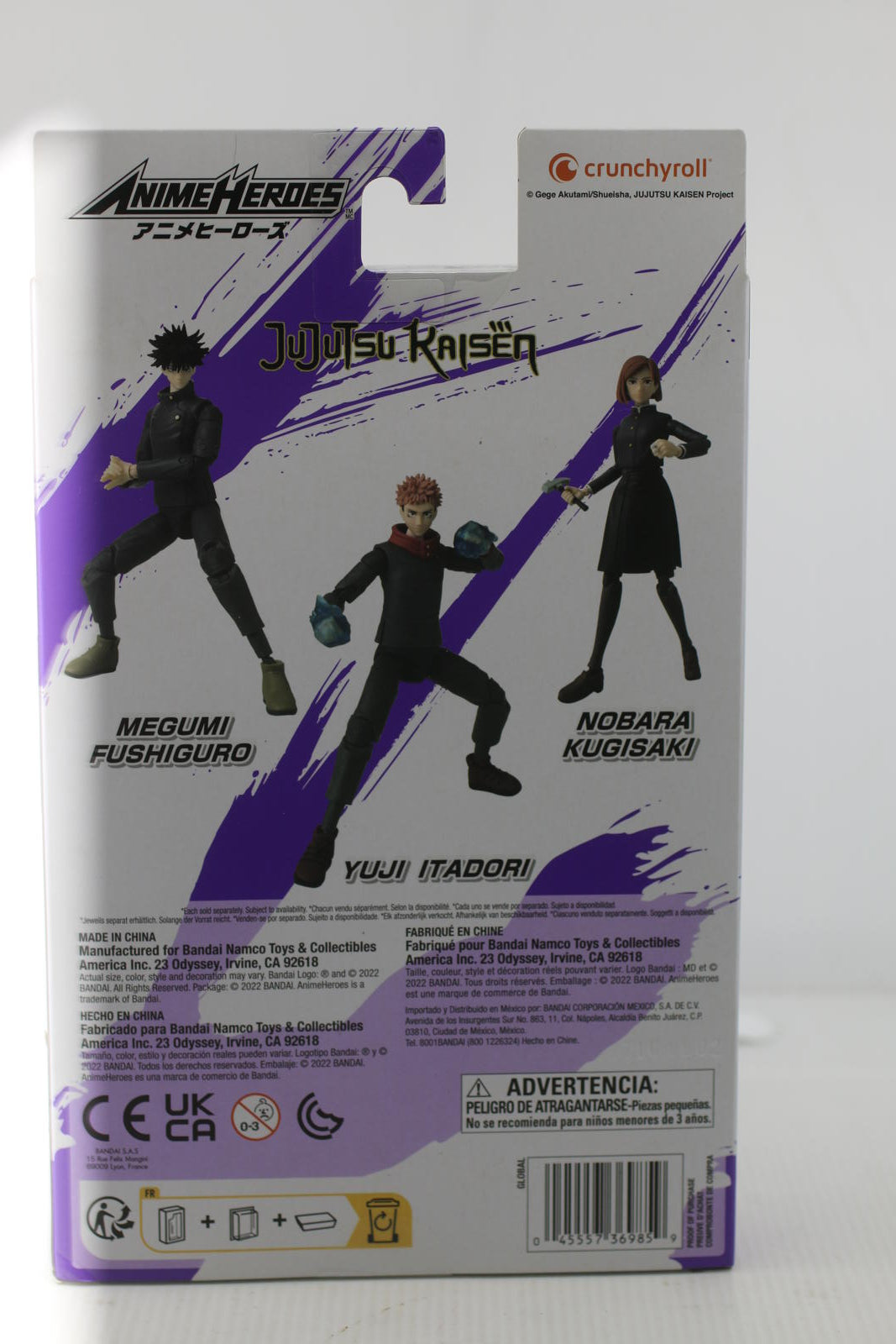 Bandai Jujutsu Kaisen Anime Heroes Nobara Kugisaki Action Figure Sealed