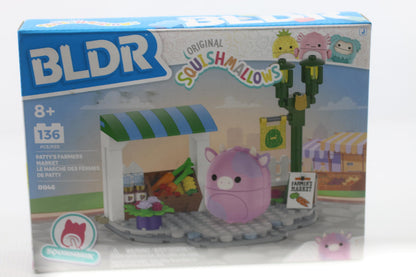 BLDR Original Squishmallows Patty's Farmers Market Building Set 136 Pieces