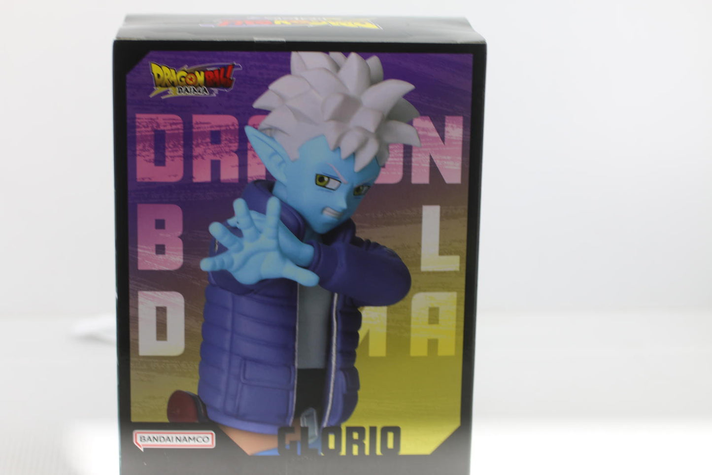 BANPRESTO Dragon Ball DAIMA GLORIO Figure with Panel statue figurine new in box