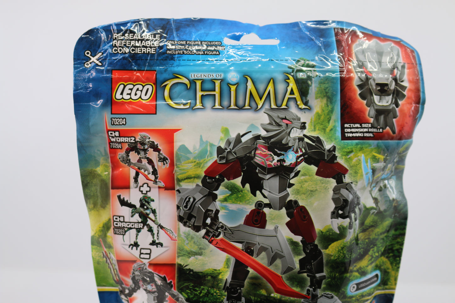 NEW LEGO CHIMA #70204 55 PIECES CHI WORRIZ SEALED