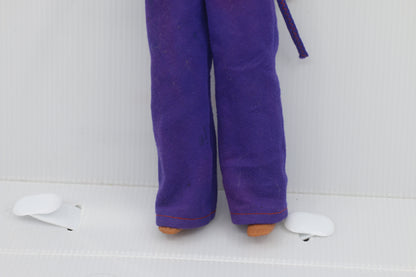 Vintage Bionic Woman Doll Clothes Kenner 1976 Jamie Sommers Jumpsuit Purple