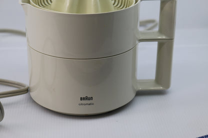 Braun Citromatic Model 4173 Electric Citrus Juicer Made In Spain, Tested Working