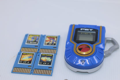 Megaman Advanced Pet w/ 4 Battle Chips - Capcom TAKARA 2003 Mattel 2004 Lot