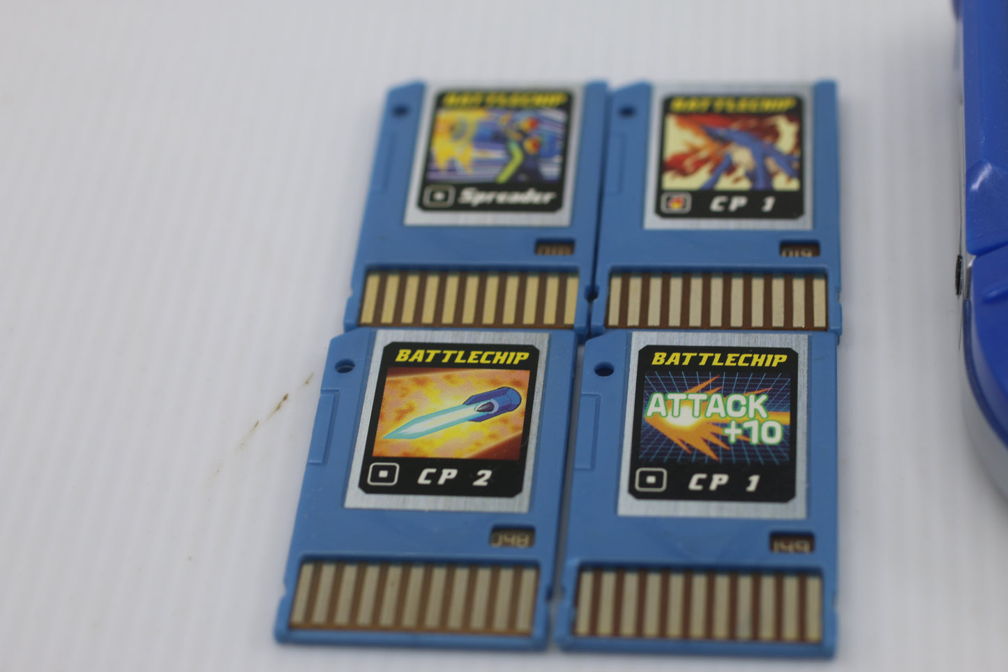 Megaman Advanced Pet w/ 4 Battle Chips - Capcom TAKARA 2003 Mattel 2004 Lot