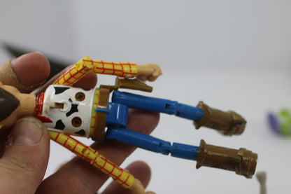 Disney Toy Story Woody Buzz Slinky Hamm action Figure Lot Mc donald's toys vtg