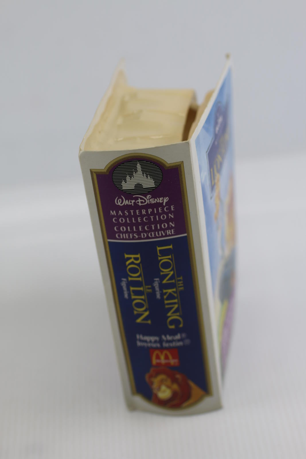 A Walt Disney Masterpiece The Lion King VHS Tape figure toy vintage clamshell