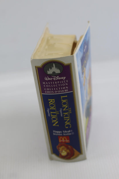 A Walt Disney Masterpiece The Lion King VHS Tape figure toy vintage clamshell