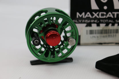 Maxcatch 1/3 Green CNC Machined Aluminum Fly Fishing Reel AVID