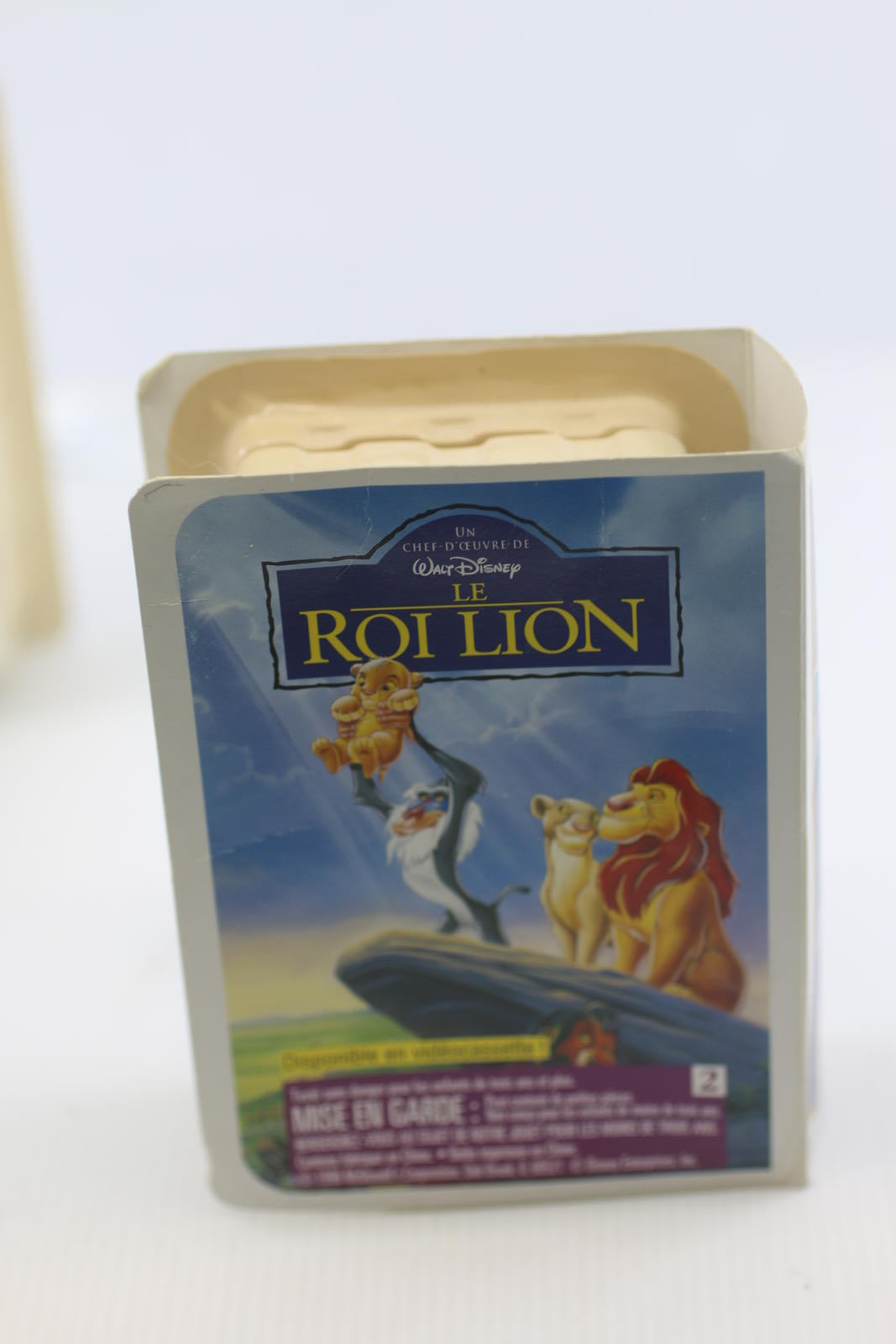 A Walt Disney Masterpiece The Lion King VHS Tape figure toy vintage clamshell