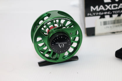 Maxcatch 1/3 Green CNC Machined Aluminum Fly Fishing Reel AVID