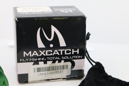 Maxcatch 1/3 Green CNC Machined Aluminum Fly Fishing Reel AVID