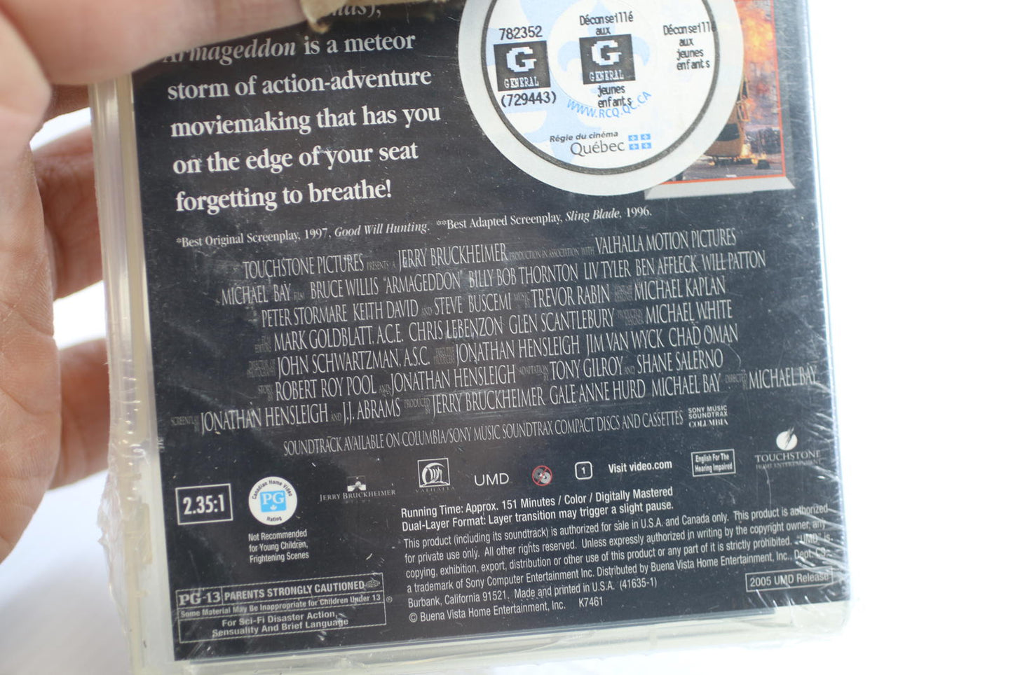 Armageddon (UMD-Movie, 2005) Sony PSP, Complete, NTSC Brand new sealed