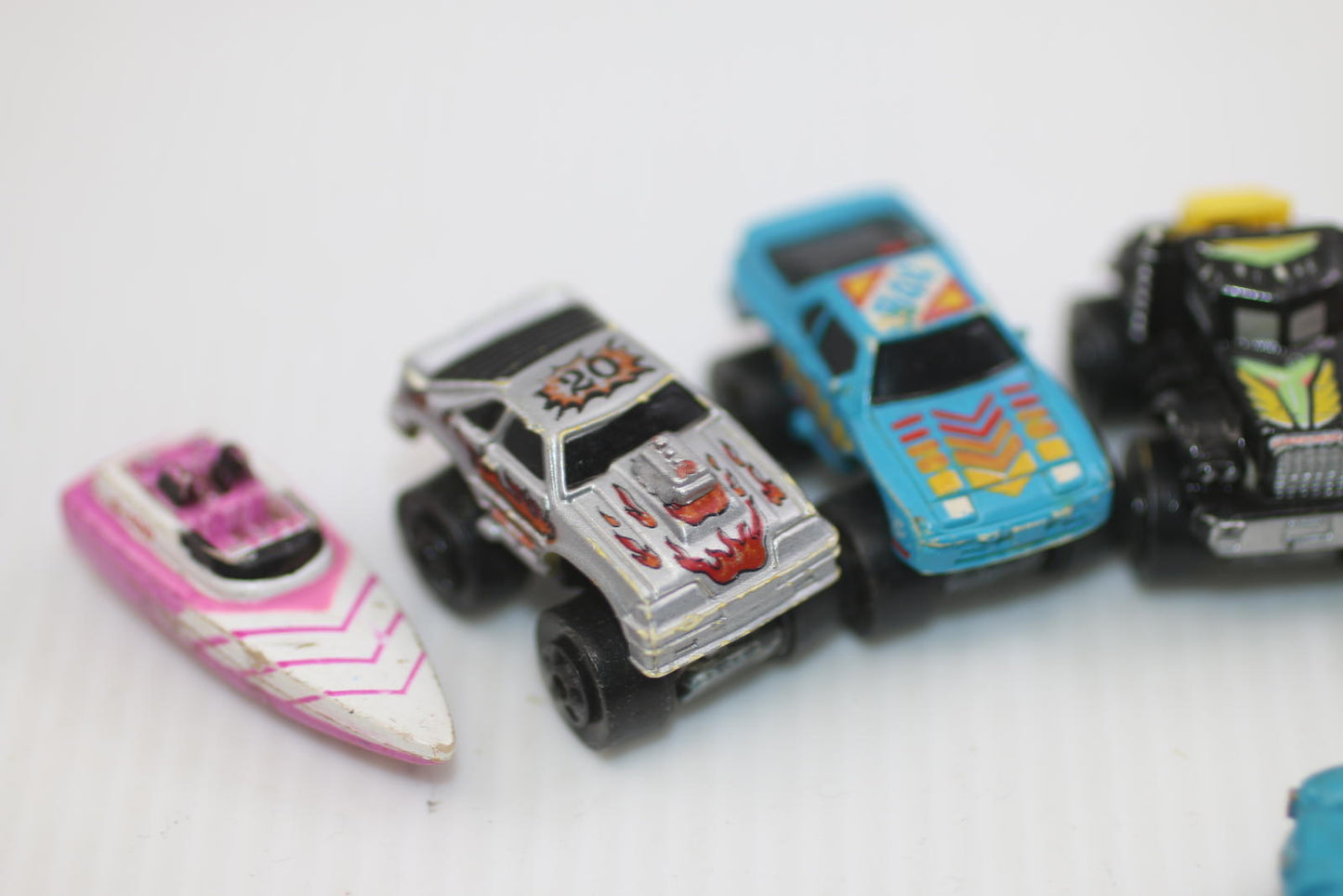 Vintage Micro Machines Mini Diecast Car Lot 80s 90s cars toys rare boat truck