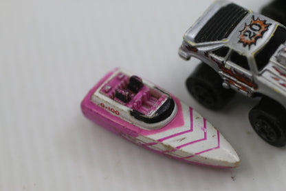 Vintage Micro Machines Mini Diecast Car Lot 80s 90s cars toys rare boat truck