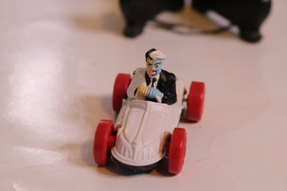 Vintage 1993 Dc Comics Two Face Batman Figure Transformer Flip Car Toy