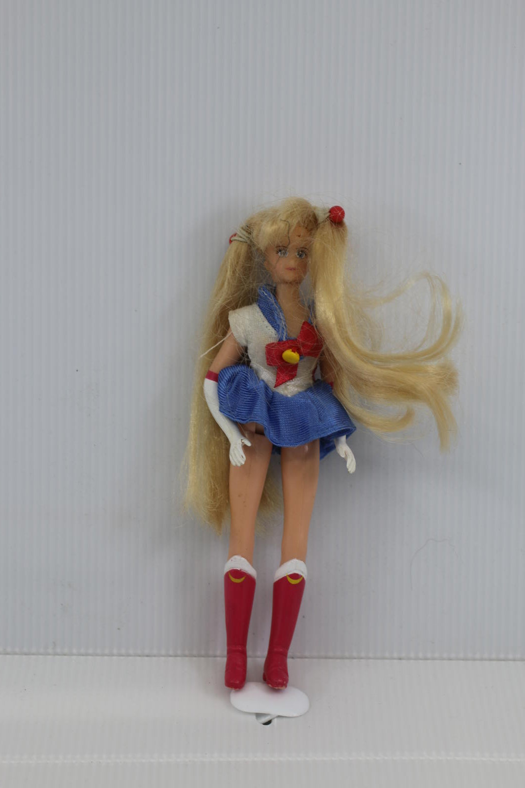 Vintage Sailor Moon Mini Doll 90s Anime action Figure Bandai Japan blond air toy