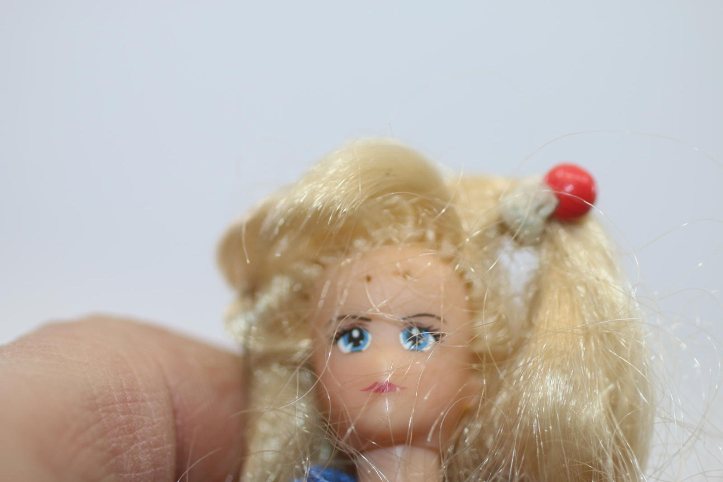 Vintage Sailor Moon Mini Doll 90s Anime action Figure Bandai Japan blond air toy