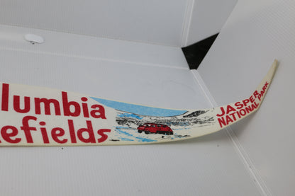 Vintage pennant felt columbia icefields jasper national park Souvenir Felt
