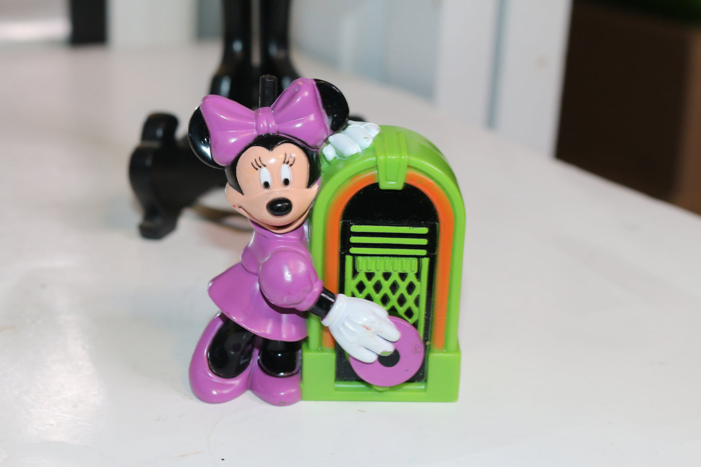 Vintage Disney's Mickey Mouse Minnie Figure Candy Dispenser Toy  90s Cake Topper