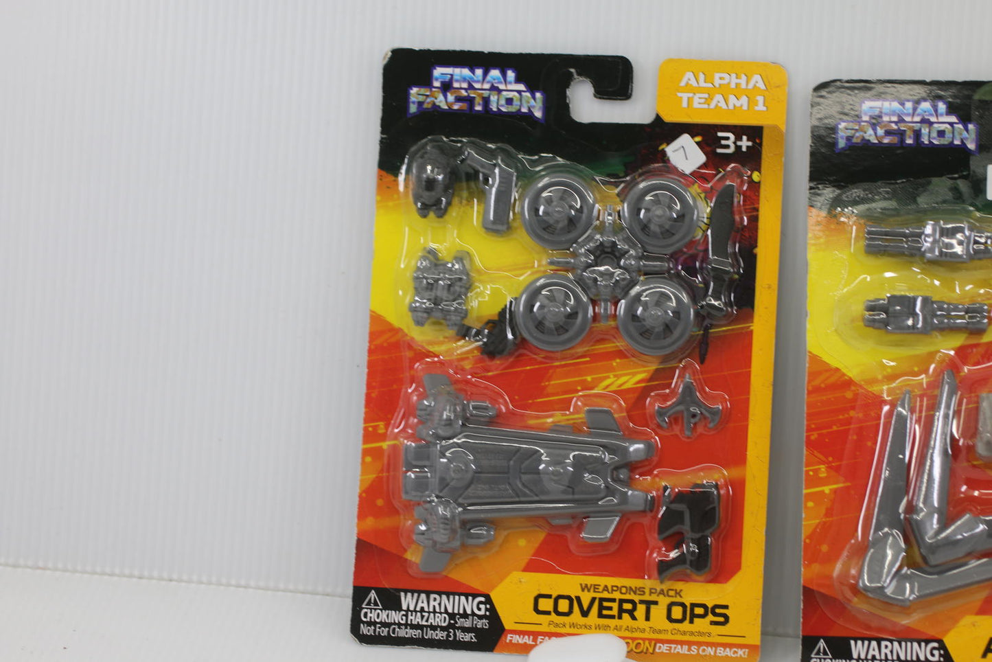 Final Faction Alpha Team 1 Mech Weapons Pack Set - Covert Ops, Air Assault, and