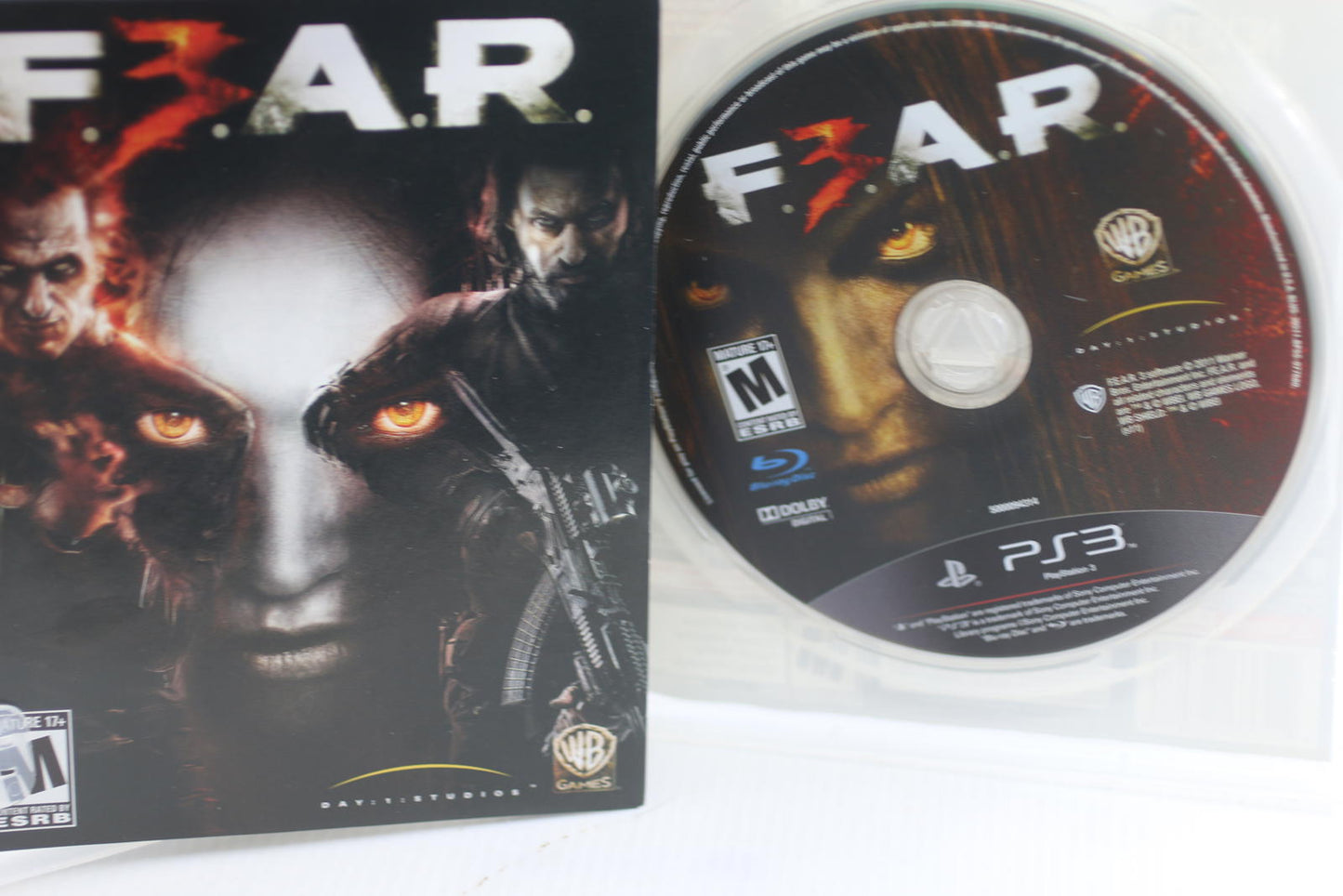 F.E.A.R. 3 (F3AR) PlayStation 3 Game PS3 Video game Jeu