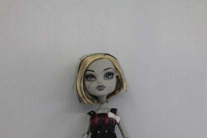 Monster High Skull Shores Black White Frankie Stein Doll