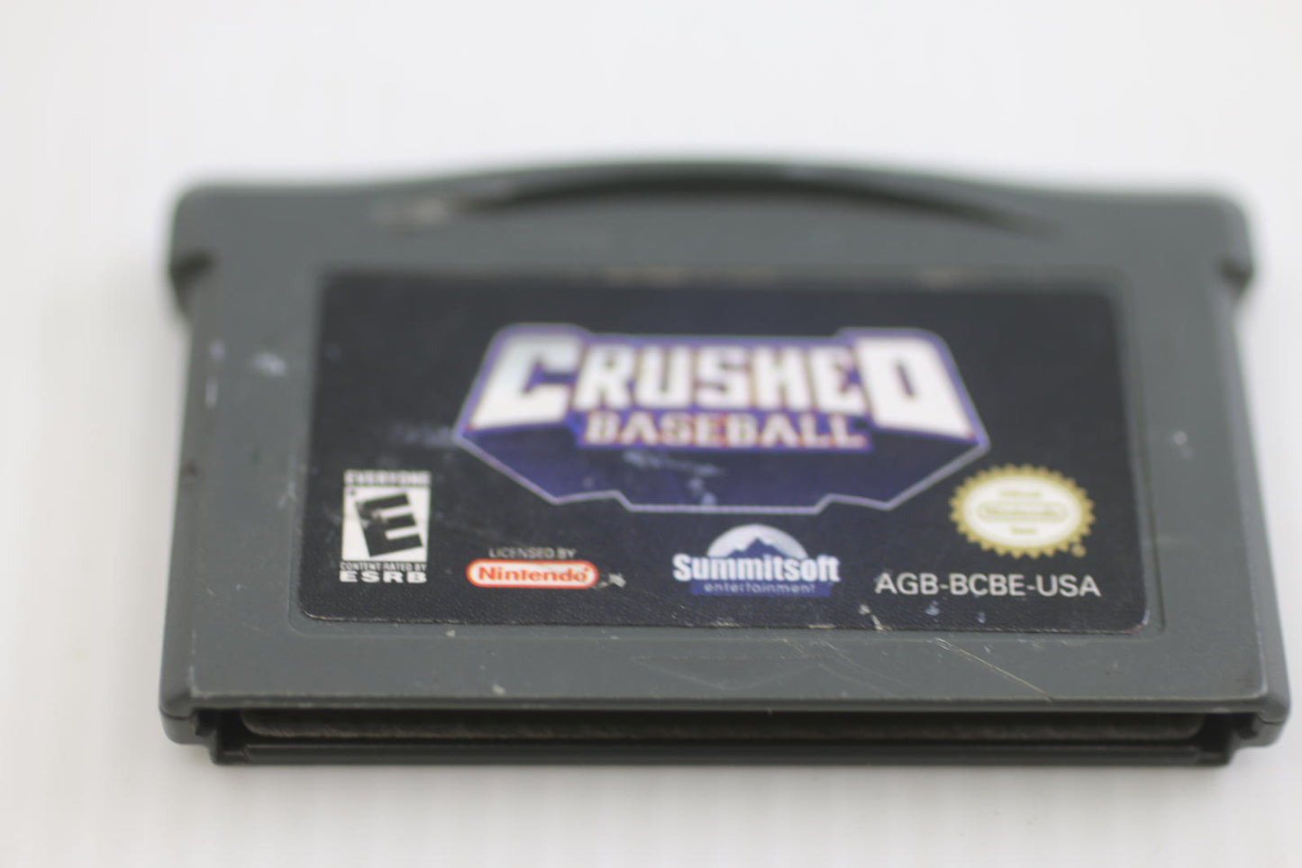 Crushed Baseball Game Cartridge for Nintendo Game Boy Advance