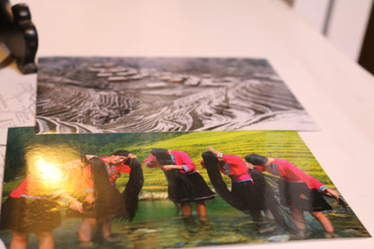 Terraced Fields In Longsheng Postcards Lot